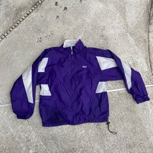 Vintage ASICS Track Jacket Purple 90s